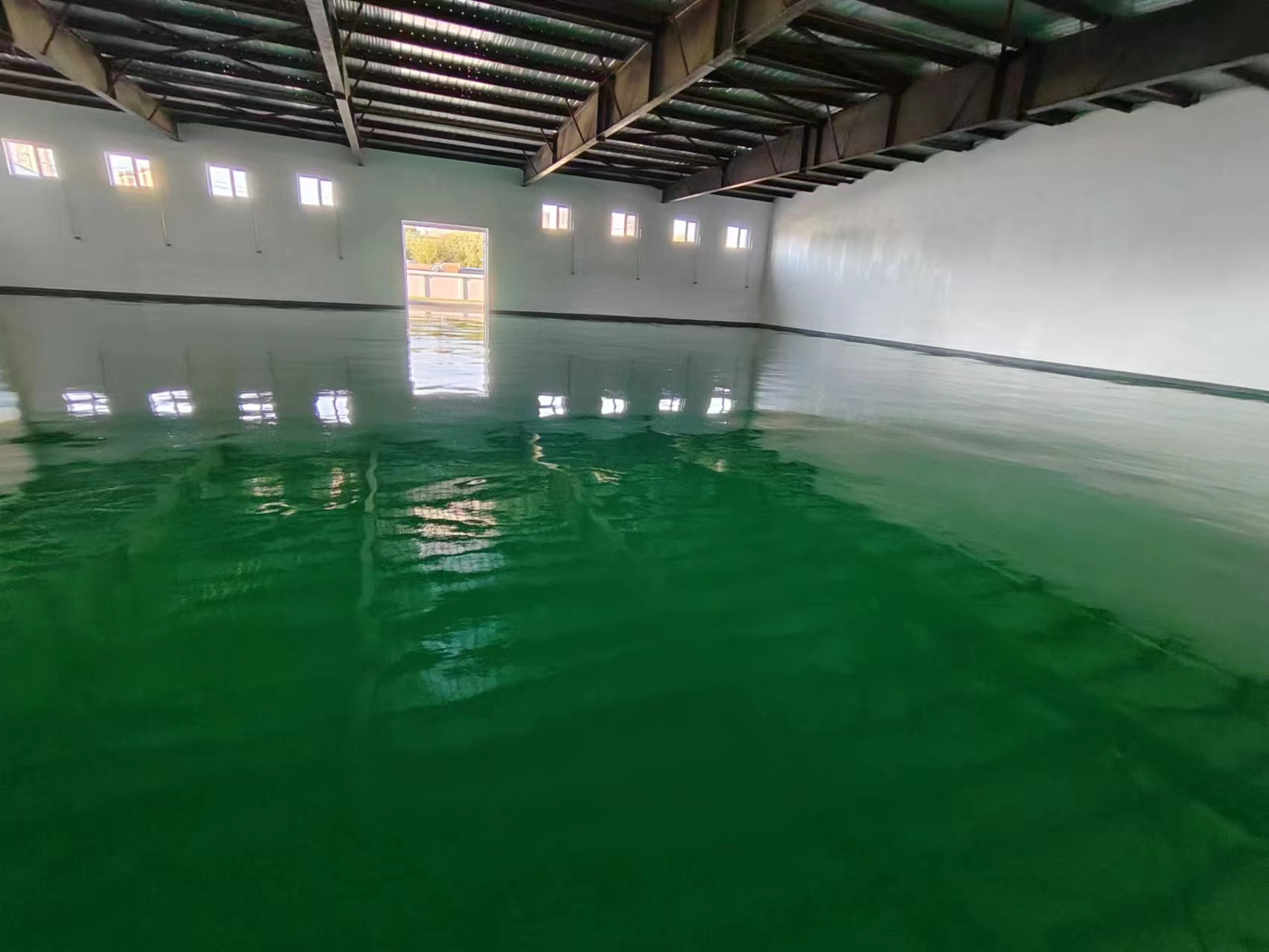 自流平施工現(xiàn)場